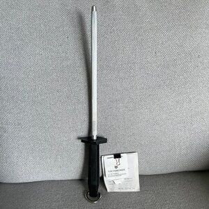 VICTORINOX Knife Sharpener Rod 10 Inches Lifetime Waranty Receipt England